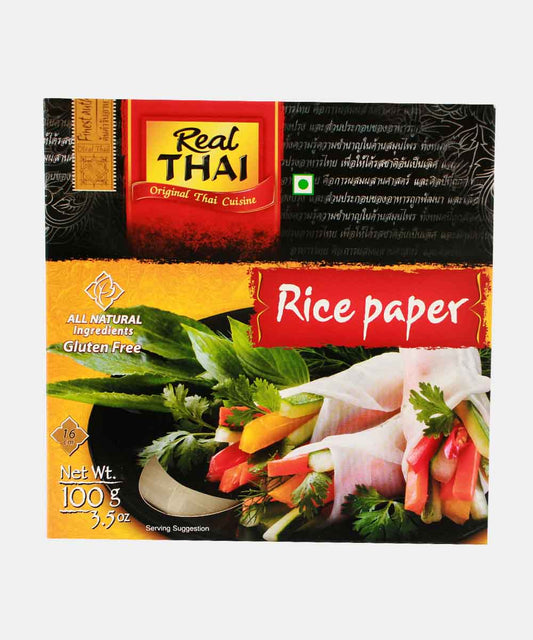 Real Thai Rice Paper 16 Cm 100 Gm