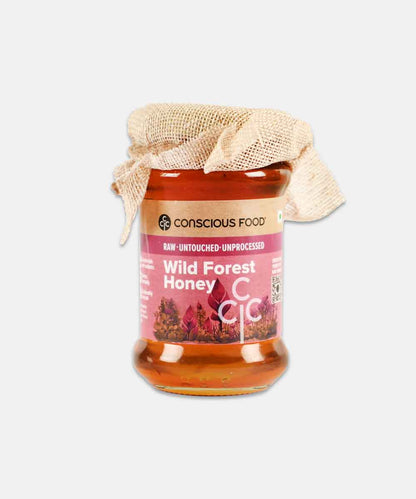 Conscious Food Wild Forest Honey Raw Natural 200 Gm