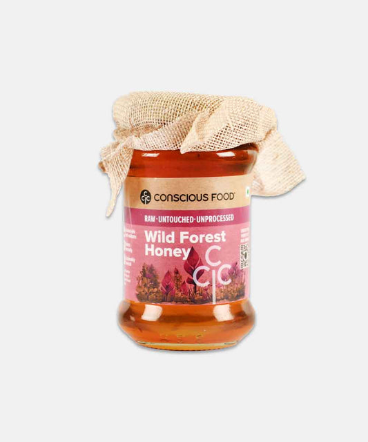Conscious Food Wild Forest Honey Raw Natural 200 Gm