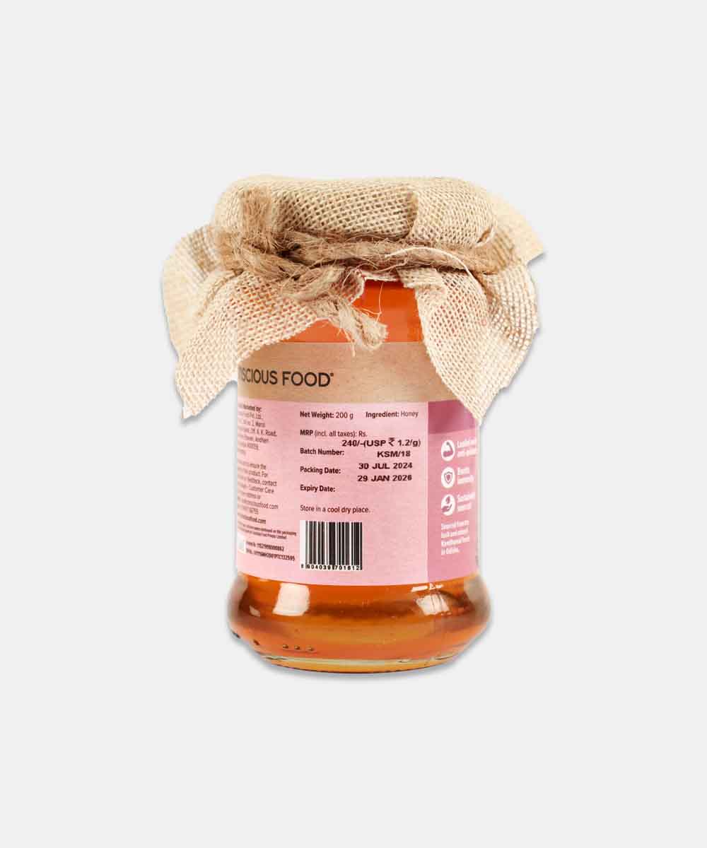 Conscious Food Wild Forest Honey Raw Natural 200 Gm