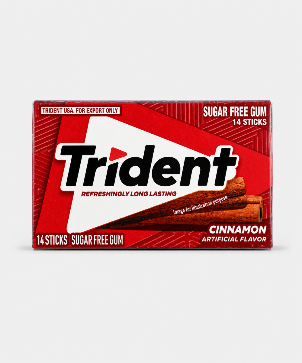 Trident Cinnamon Gum 14 Stick
