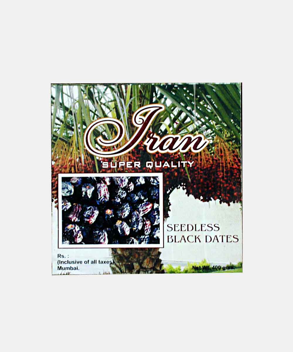 Iran Seedless Dates Tray 400 Gm