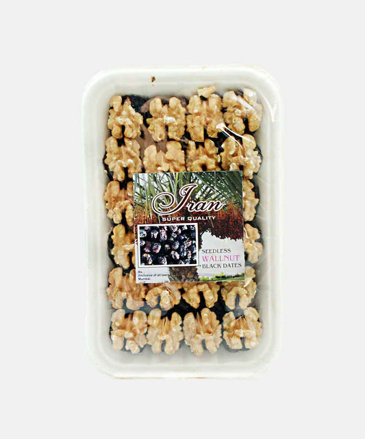 Iran Seedless Dates Walnuts Tray 400 Gm