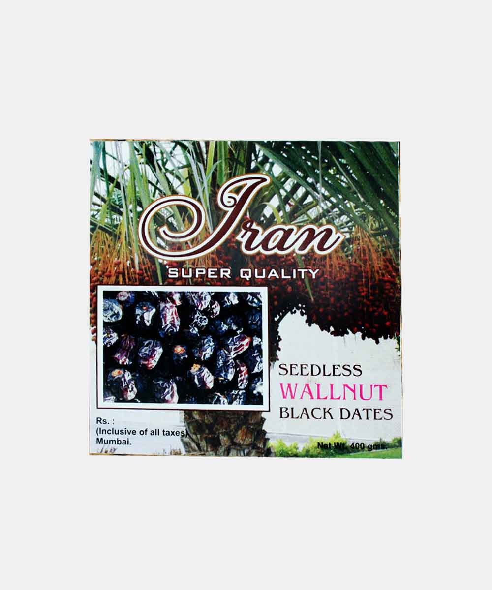 Iran Seedless Dates Walnuts Tray 400 Gm