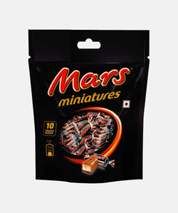 MARS MINIATURES CHOCOLATE 10 TREATS INSIDE 100