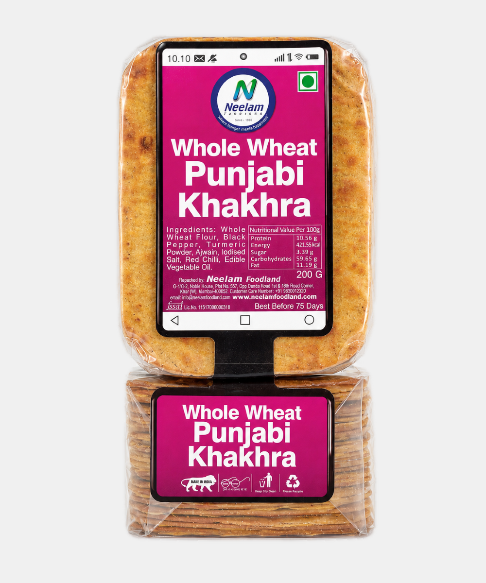 Whole Wheat Punjabi Khakhra Mobile 200 Gm