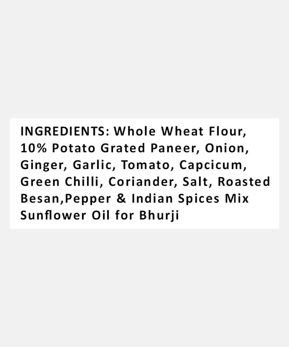 Home Made Paneer Bhurji Paratha 450 Gm