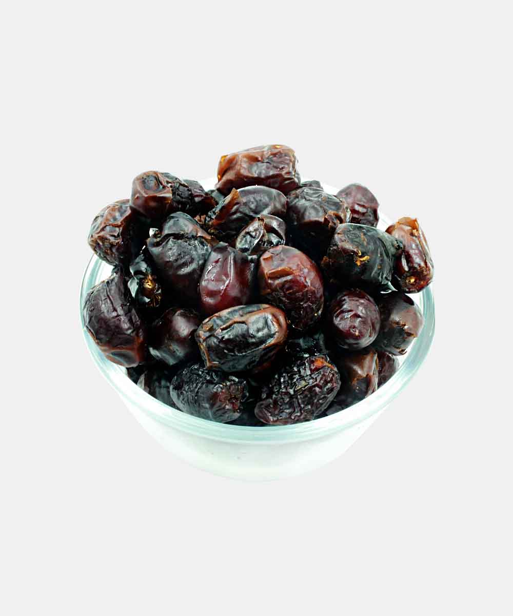 Black Dates With Seed 500 Gm