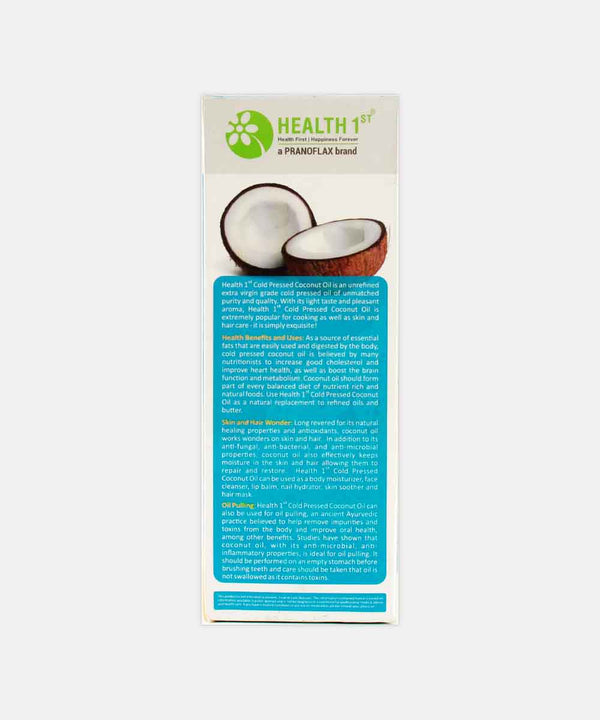 HEALTH 1ST COCONUT OIL 500 ML