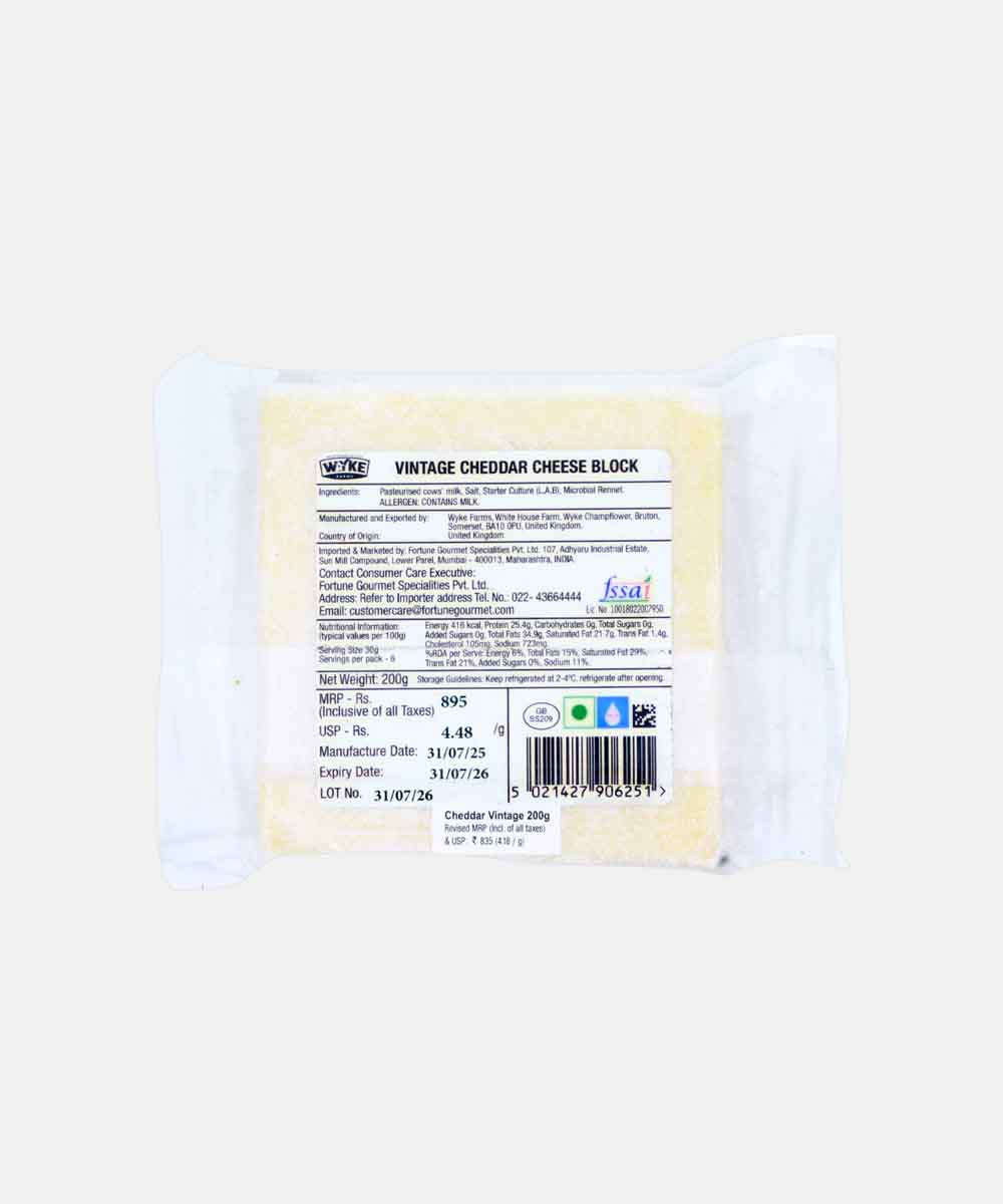 Wyke Farms Vintage Cheddar 200 Gm