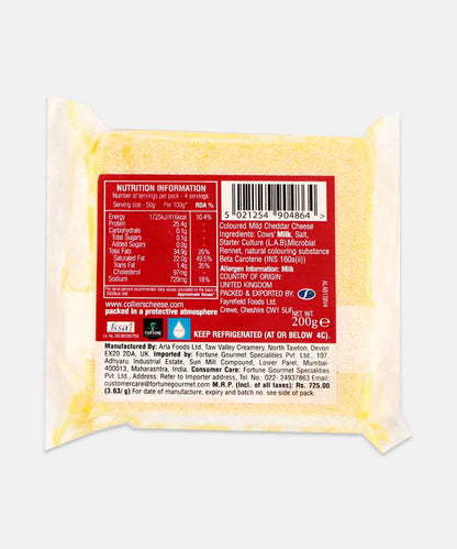 Colliers Mild Cheddar 200 Gm