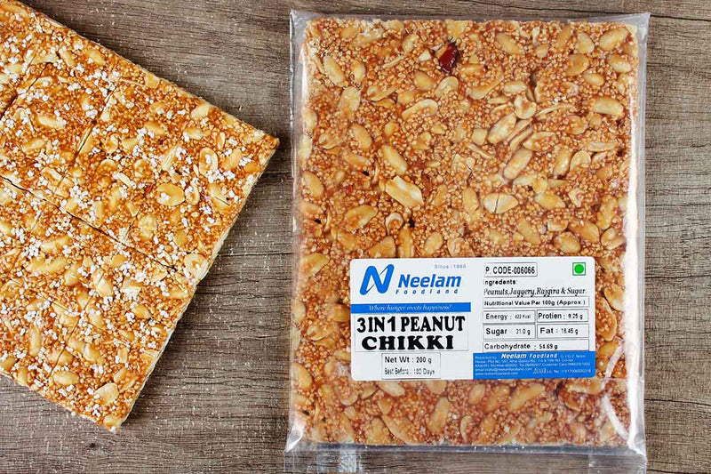 3 IN 1 PEANUT CHIKKI 200