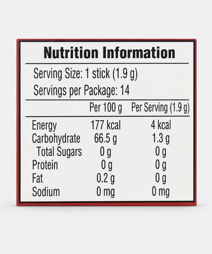 Trident Cinnamon Gum 14 Stick