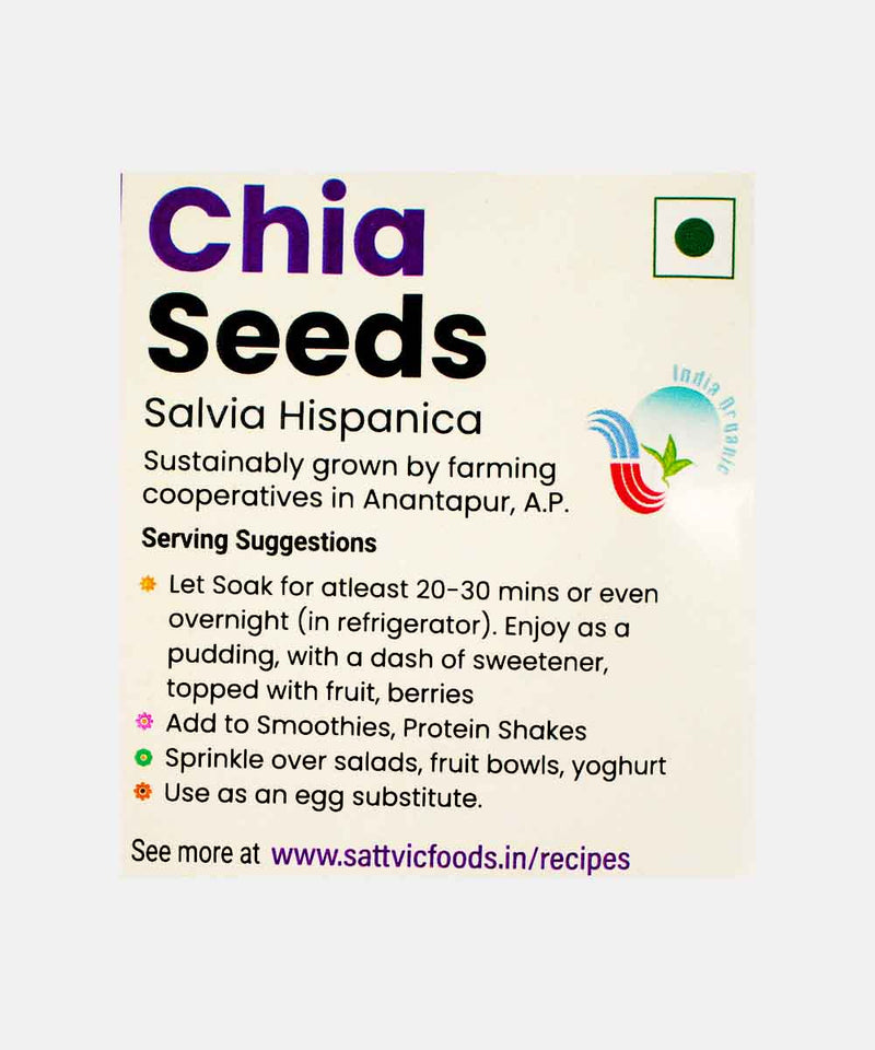 SATTVIC FOODS CHIA SEED 100 GM