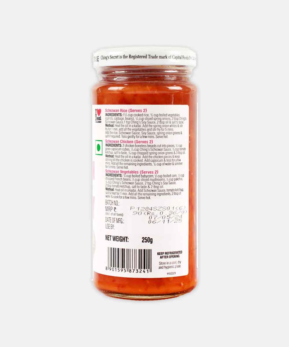 Chings Schezwan Stir Fry Cooking Sauce 250 Gm