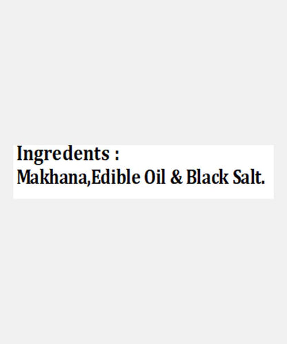 Roasted Makhana Black Salt 65 Gm