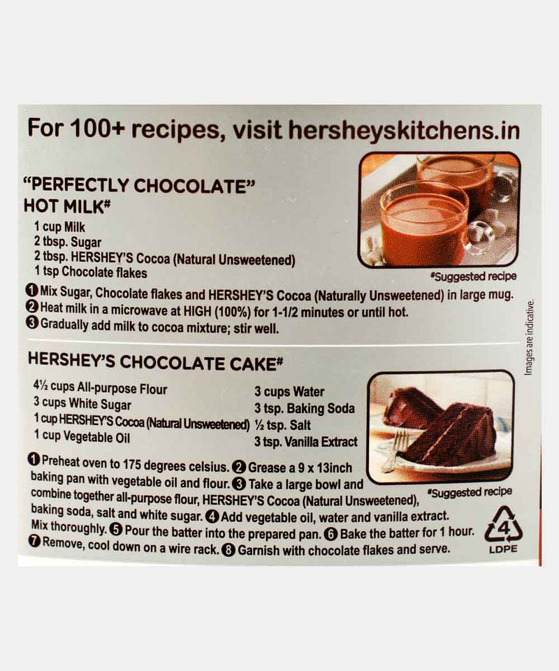 HERSHEYS COCOA POWDER NATURAL UNSWEETENED 225