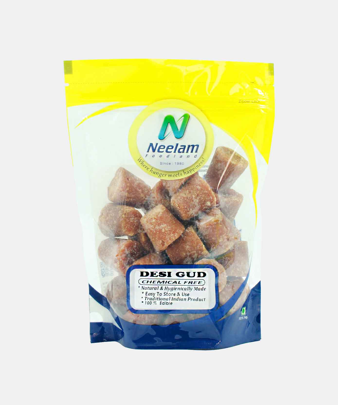 Desi Gud Chemical Free Cubes 450 Gm