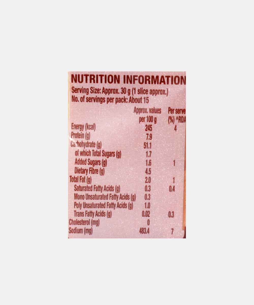 Britannia Whole Wheat Bread 450 Gm