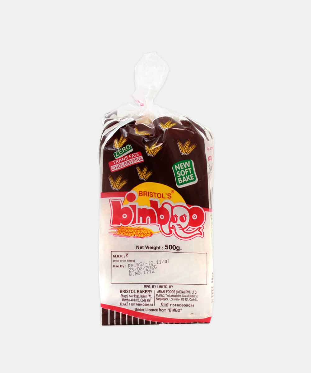 Bimbo Whole Wheat Bread 500 Gm