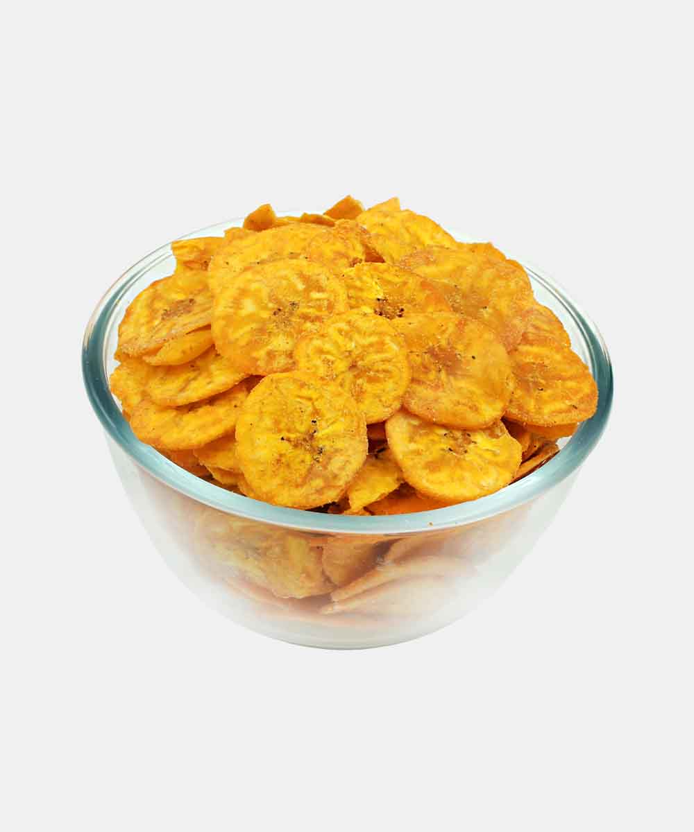 Extra Thin Banana Chips Cheese Garlic  200 Gm