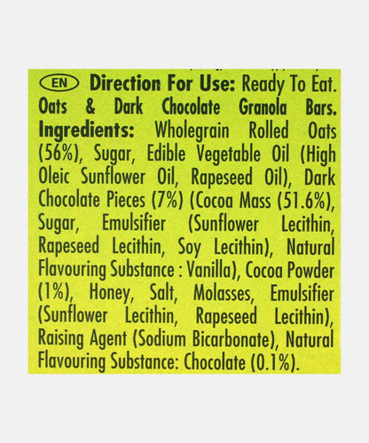 Nature Valley Oats & Dark Chocolate Crunchy Granola Bar 210 Gm