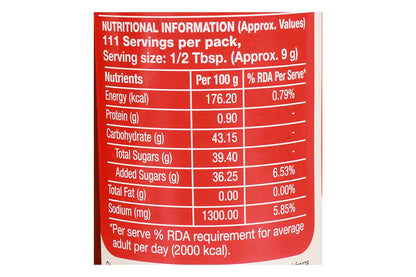 Veeba Truly Tomato Ketchup 1 Kg