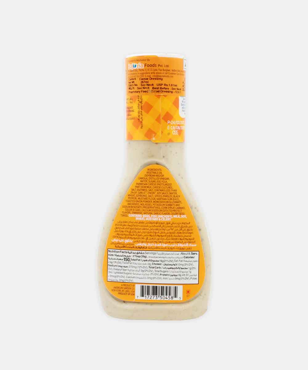 American Garden Creamy Caesar Dressing & Dip 267 Ml