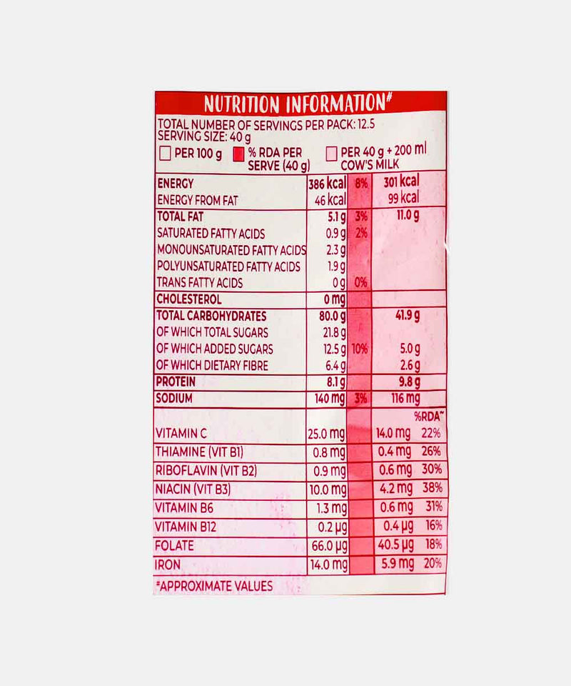 KELLOGGS MUESLI 21% FRUIT NUT 500