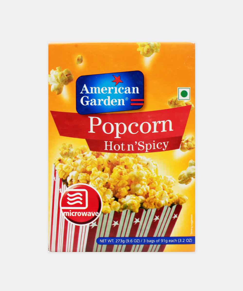 American Garden Hot N Spicy Popcorn 273 Gm