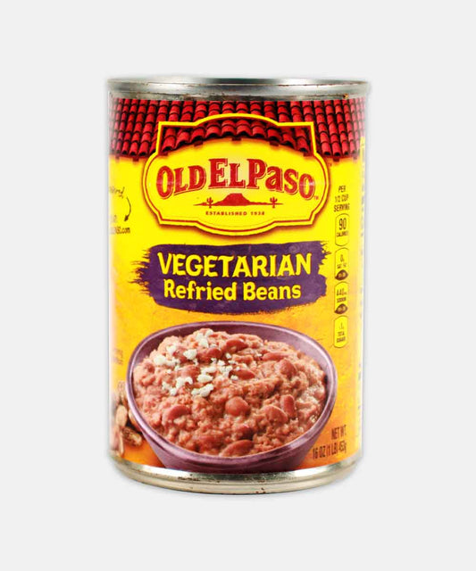 Old Elpaso Vegetarian Refried Beans 453 Gm