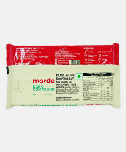 Morde Dark Compound Chocolate 400 Gm