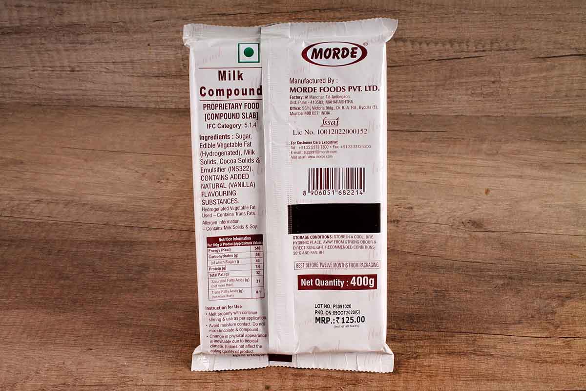 Morde Milk Compound Chocolate 400 Gm