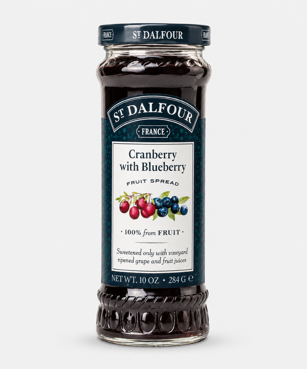 St.Dalfour Cranberry With Blueberry Jam 284 Gm