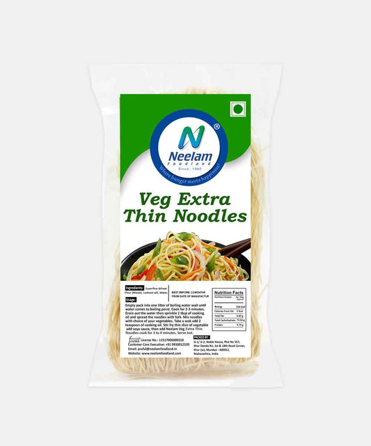 Veg.Extra Thin Noodles 180 Gm