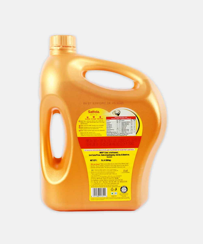 SAFFOLA GOLD OIL 5 LTR