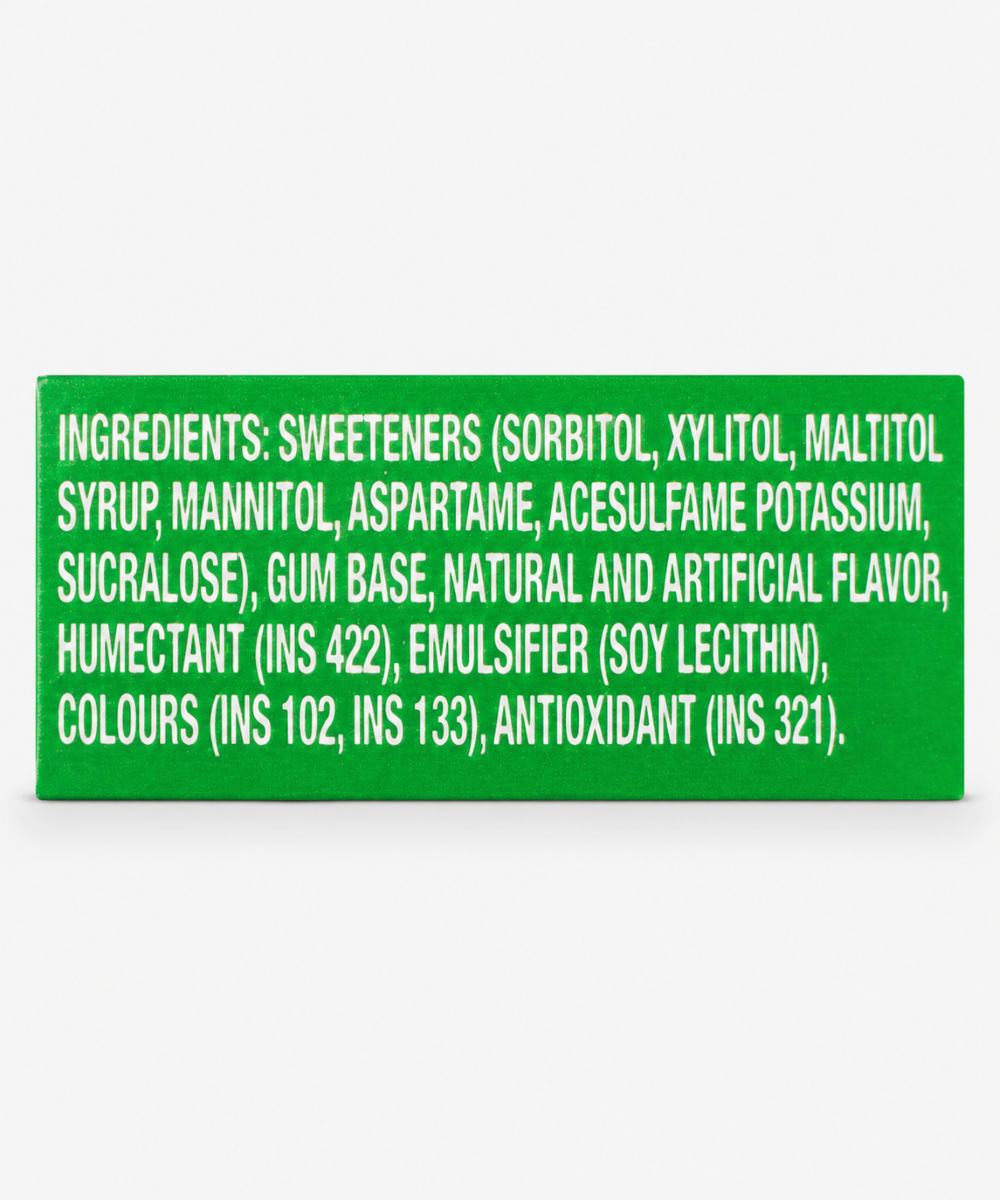 Trident Chewing Gum Spearmint 14 Stick
