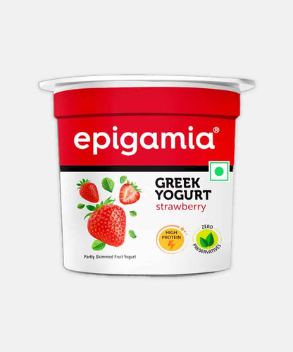 Epigamia Greek Yogurt Strawberry 85 Gm