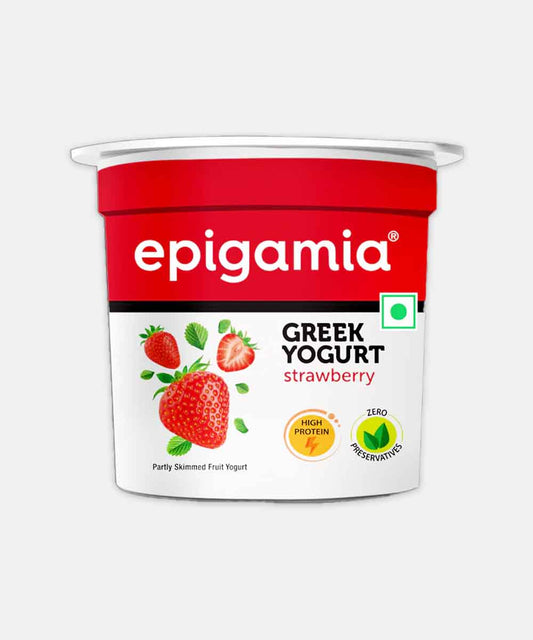 Epigamia Greek Yogurt Strawberry 85 Gm