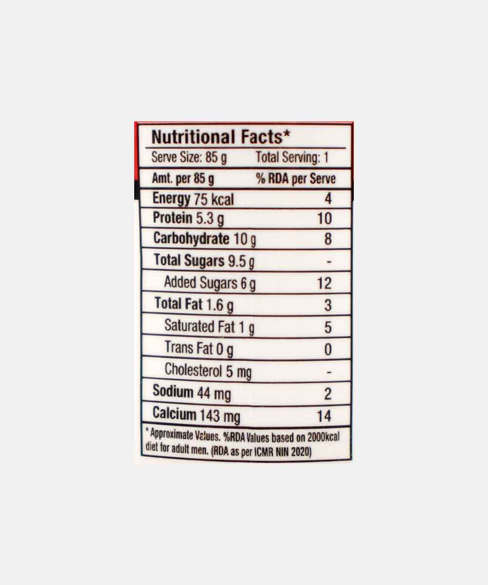 Epigamia Greek Yogurt Strawberry 85 Gm