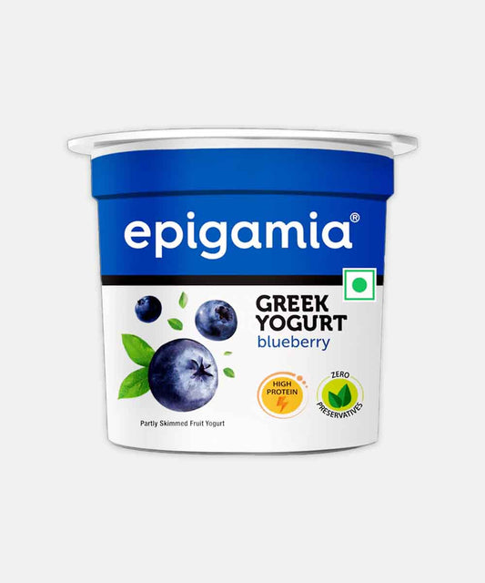 Epigamia Greek Yogurt Blueberry 85 Gm