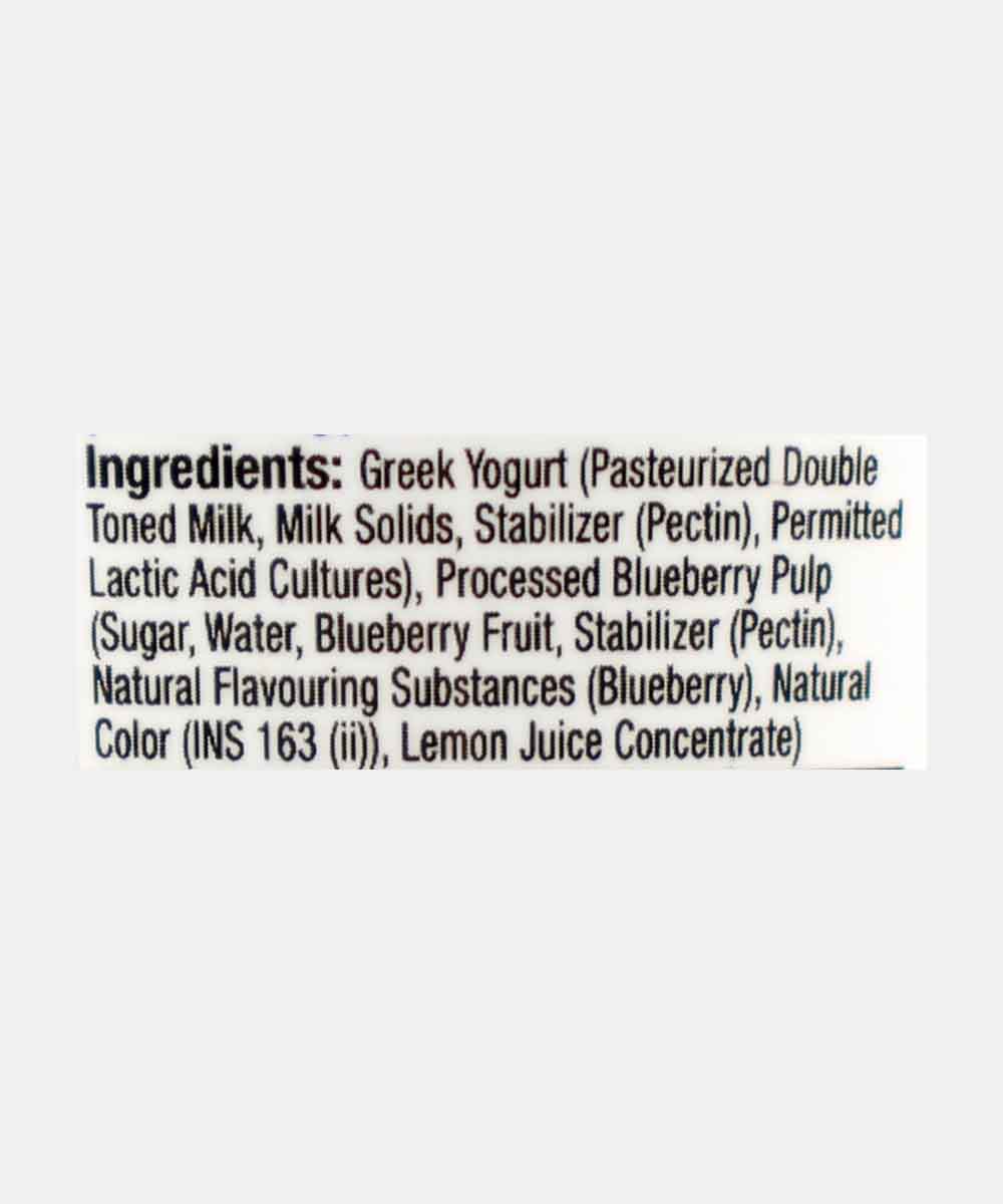 Epigamia Greek Yogurt Blueberry 85 Gm