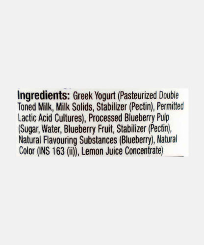 Epigamia Greek Yogurt Blueberry 85 Gm
