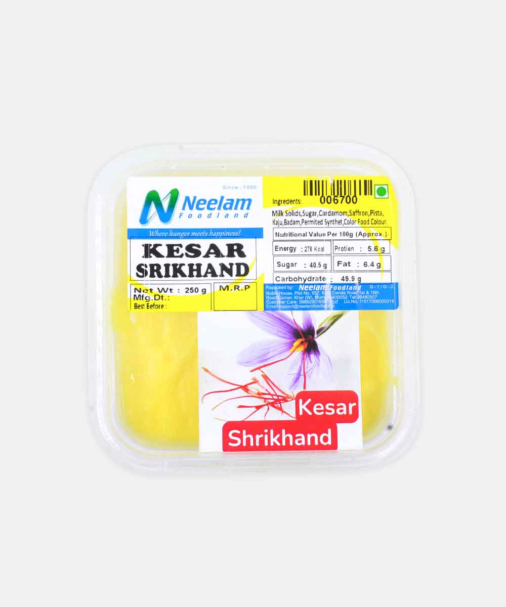 Fresh Kesar Malai Shrikhand 250 Gm