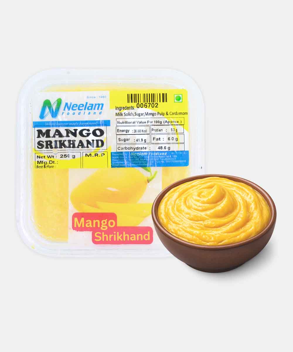Fresh Mango Shrikhand 250 Gm