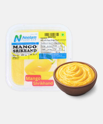 Fresh Mango Shrikhand 250 Gm