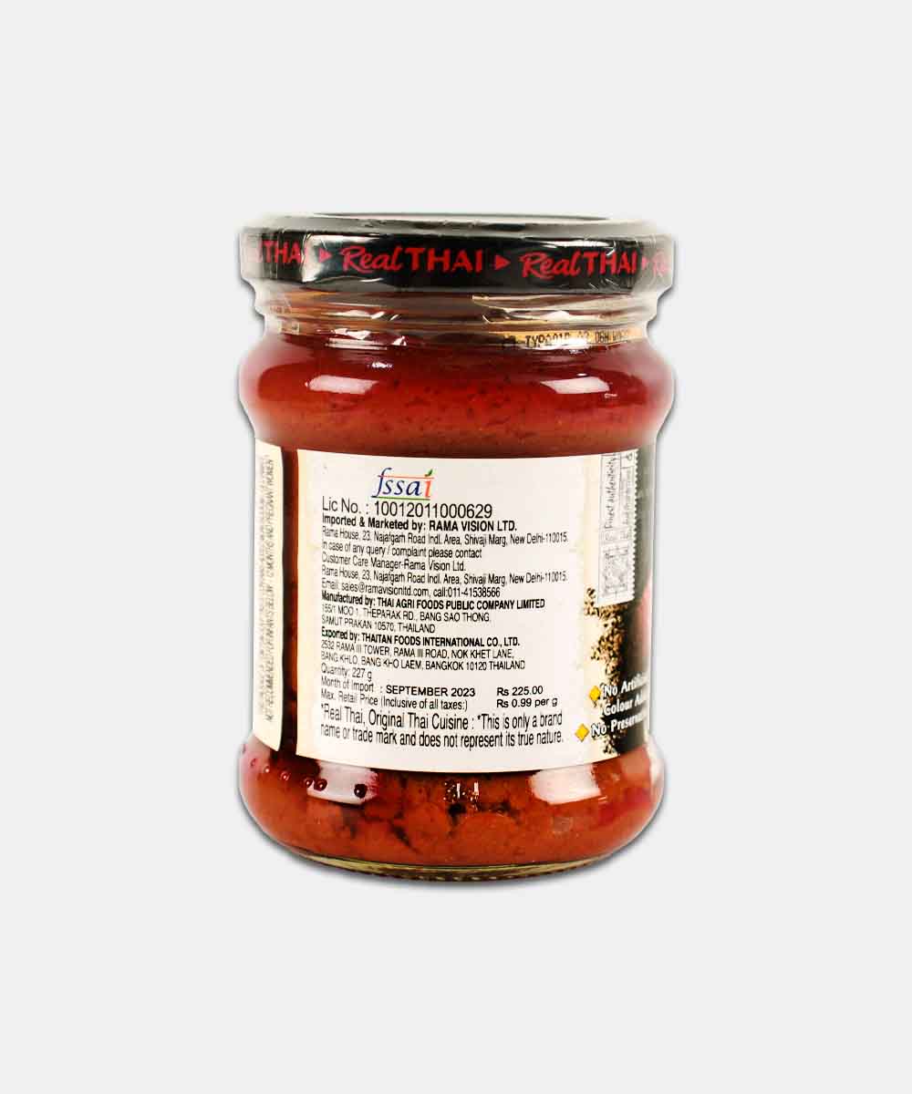 Real Thai Tom Yum Curry Paste 227 Gm