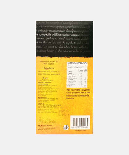Real Thai Rice Vermicelli Noodles 375 Gm