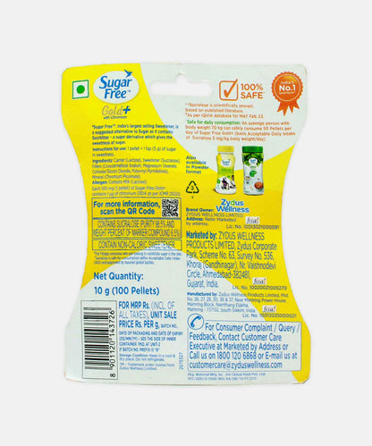 Sugar Free Gold 110 Pellets 10 Gm