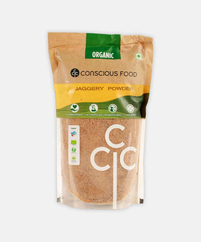 CONSCIOUS FOOD JAGGERY POWDER 500